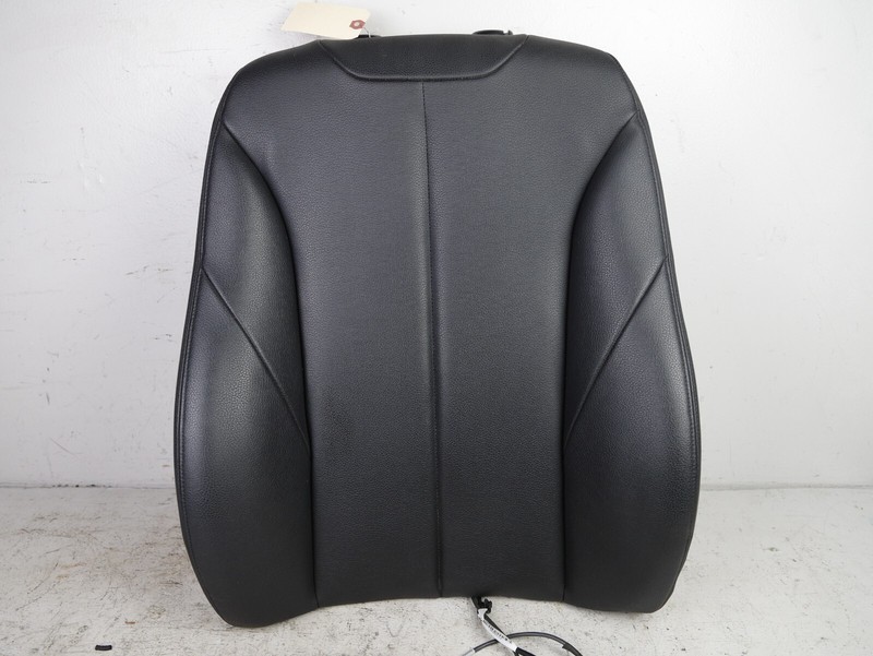 BMW 328 320 F30 FRONT DRIVER SEAT UPPER CUSHION HEATED VINYL BLACK 2012-2018