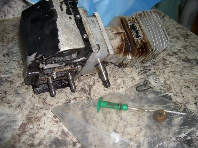 McCulloch pro mac605 POWER HEAD chainsaw part only bin 651