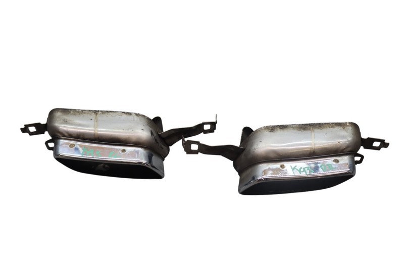 09-15 BMW F01 F02 750Li 750i Rear Left & Right Side Exhaust Muffler Tip Set Oem
