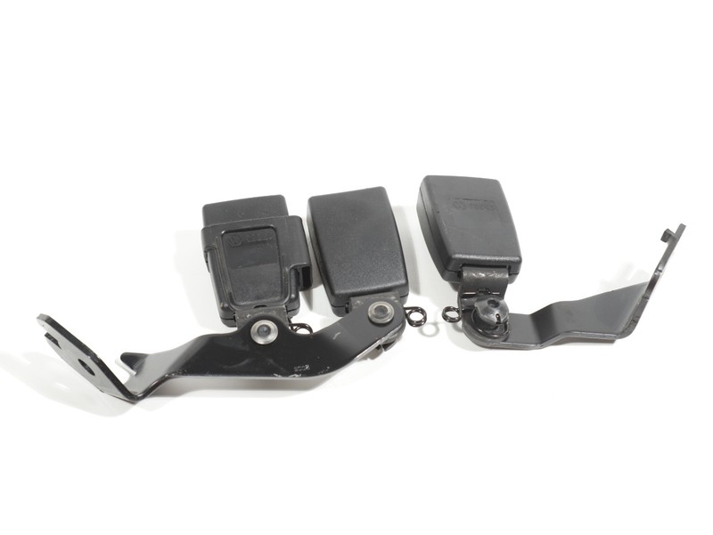 AUDI A8L D4 REAR CENTER LEFT RIGHT Seat Belt Buckles OEMSET 3