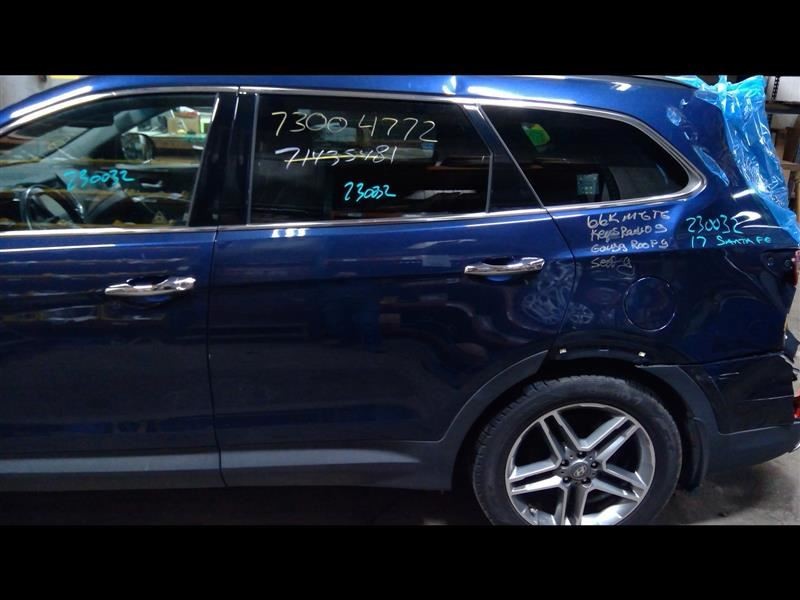 Driver Rear Side Door Electric Privacy Tint Glass Fits 13-19 SANTA FE 1062035