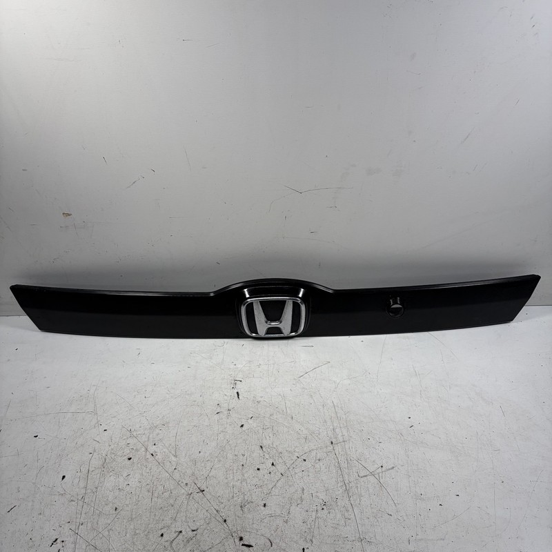 09-13 Honda Fit Rear License Molding Trim Garnish Black 74890-TF0-003 OEM