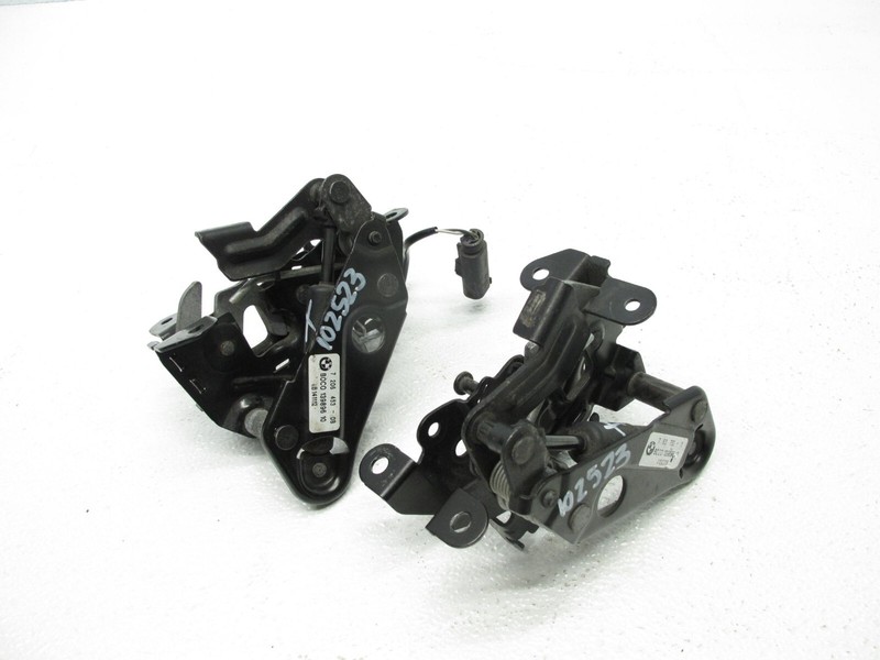 09-19 BMW F10 535i 740i M5 HOOD LATCH LOCK ACTUATOR SET LEFT RIGHT OEM 102523