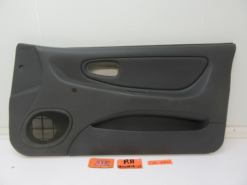 DOOR PANEL RIGHT PASSENGER SIDE 2 DOOR MANUAL for MIRAGE COLT SUMMIT COUPE 93-96