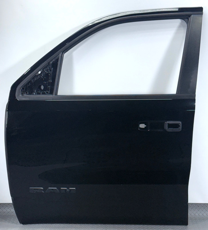 ✅ 2019-2025 RAM 1500 5th Gen OEM FRONT LEFT DRIVER SIDE DOOR SHELL BLACK PXJ LH