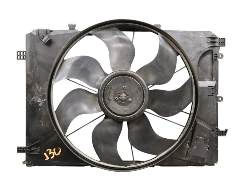 08-18 Mercedes C250 SLK350 CLS400 Engine Cooling Fan Shroud Motor Assembly Oem