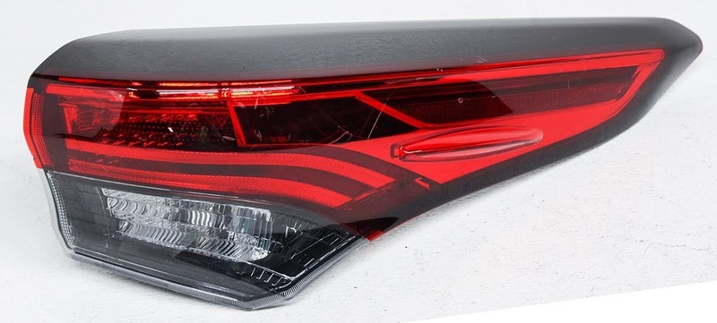 OEM Toyota Highlander Right Passenger Side LED Tail Lamp 81550-0E230 Lens Chip