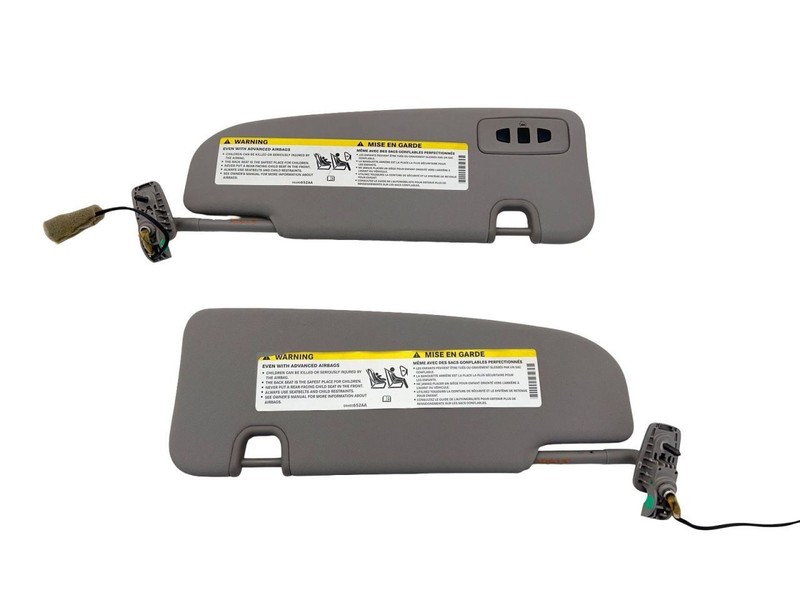 2017-2021 Alfa-Romeo Giulia Left And Right Sun Visor Set Of 2 Gray