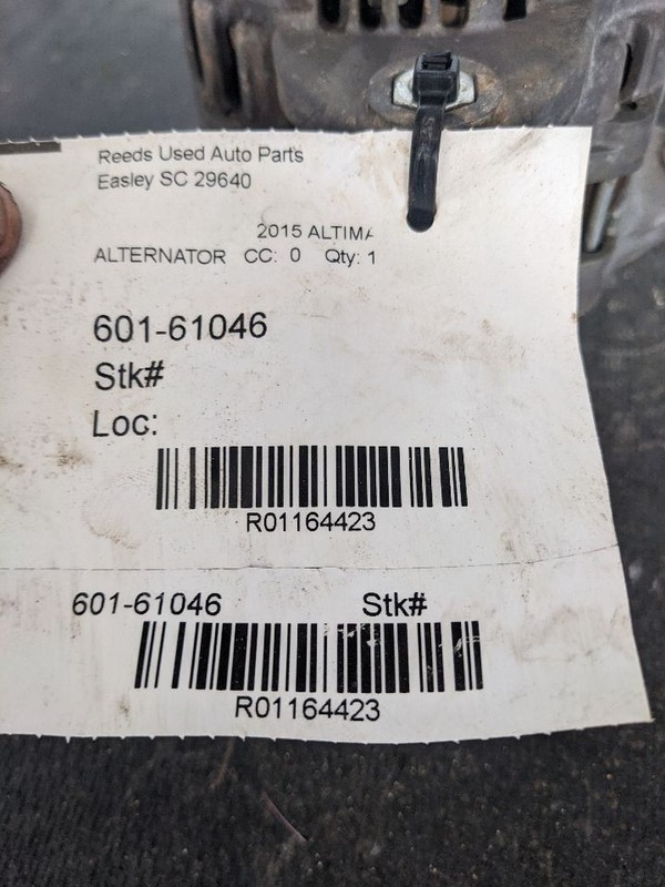 Alternator 4 Cylinder Fits 13-17 ALTIMA 1164423