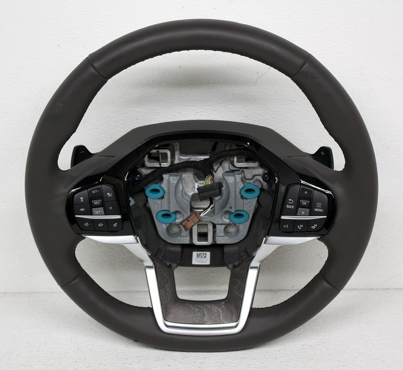 OEM Steering Wheel For Ford Explorer Gray Leather MB5B-3600-JE3LU9 Marks