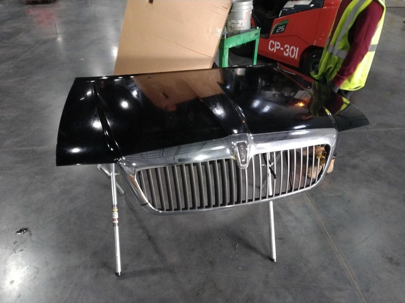 2003 Lincoln Aviator Black Hood Panel OEM 3C5Z16612CA Used 4DR SUV