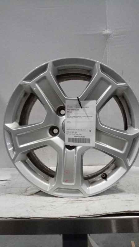 2019 Jeep Wrangler Blue 17 Wheel OEM 6BZ403XFAA 79000 Miles Used