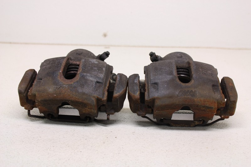 BMW E46 M3 Front Brake Calipers W/ Carriers Brakes Genuine Oem 2001-2006