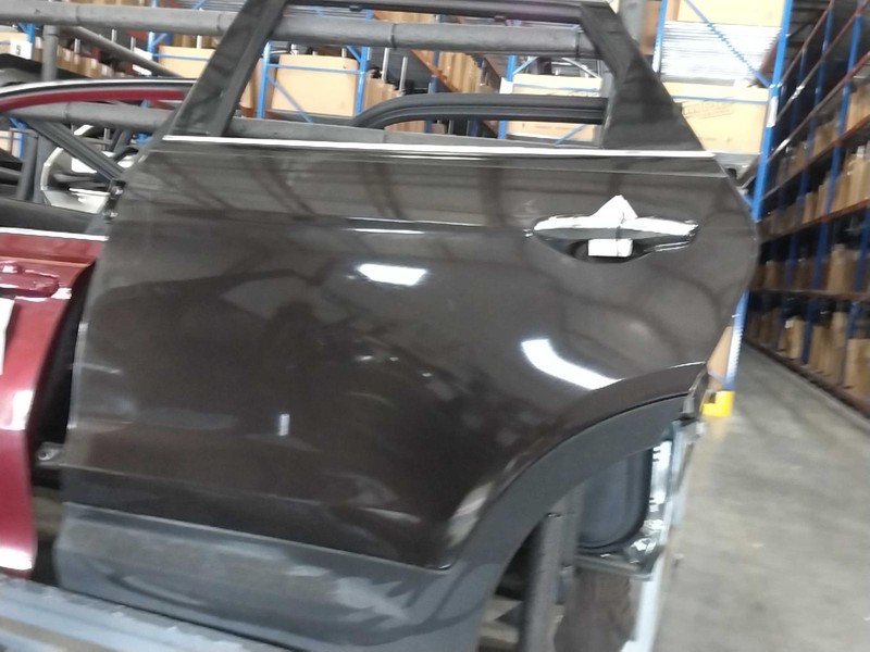 2016 Hyundai Santa Fe Rear Left Door Brown 461084 Used 114K Miles