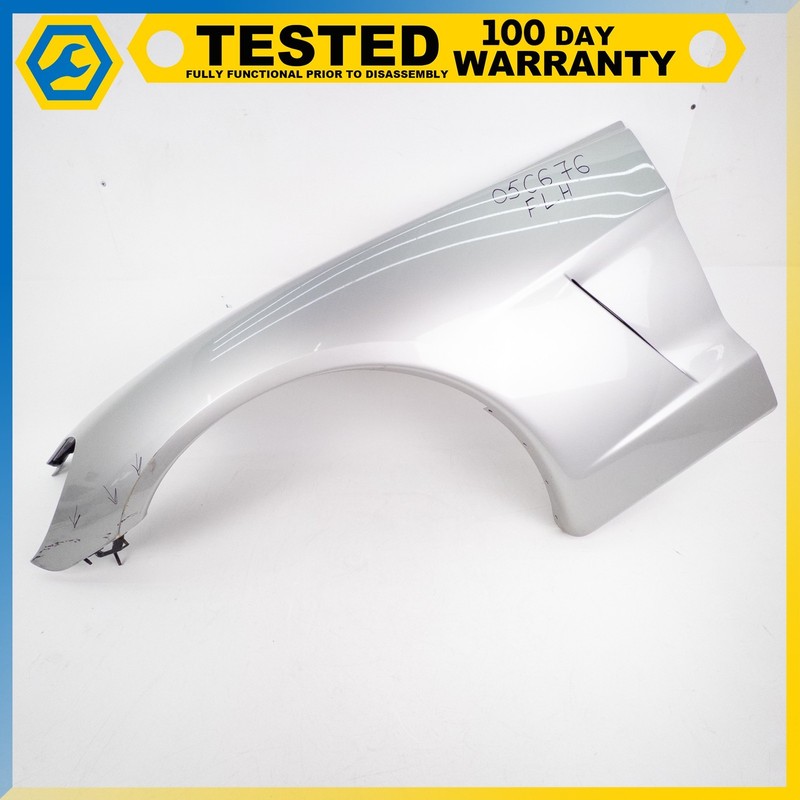 05-13 CHEVROLET CORVETTE C6 FRONT LEFT DRIVER SIDE SIDE FENDER SILVER OEM