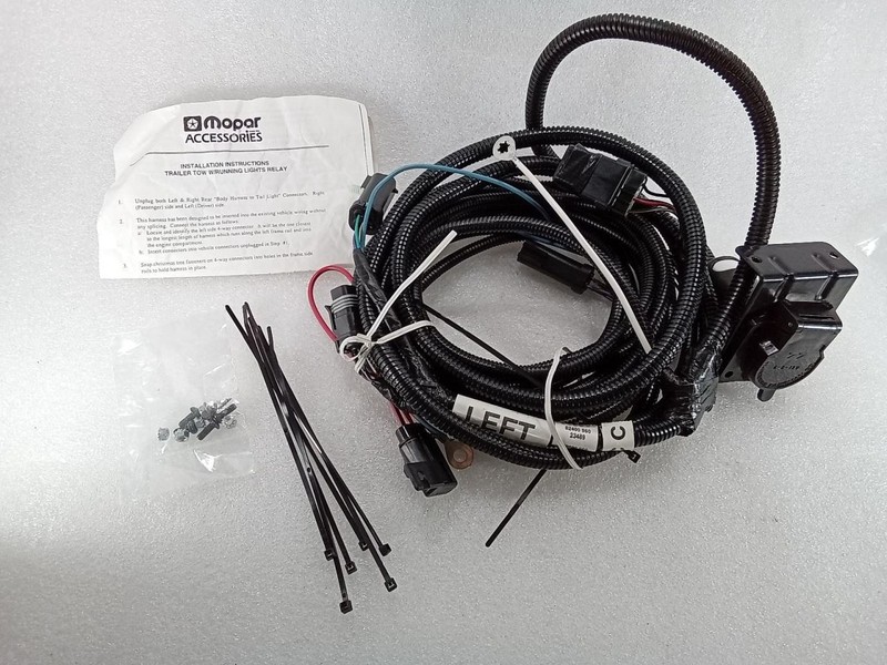 1994-1998 Ram Dakota Trailer Tow Running Lights Relay Wiring Harness 82400961