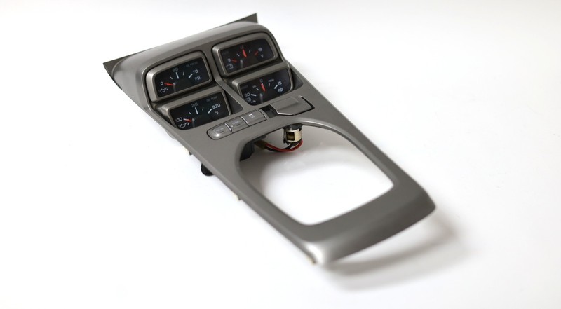 10-15 Chevy Camaro Center Console Shifter Cover Trim Gauge Bezel OEM PN 22901377