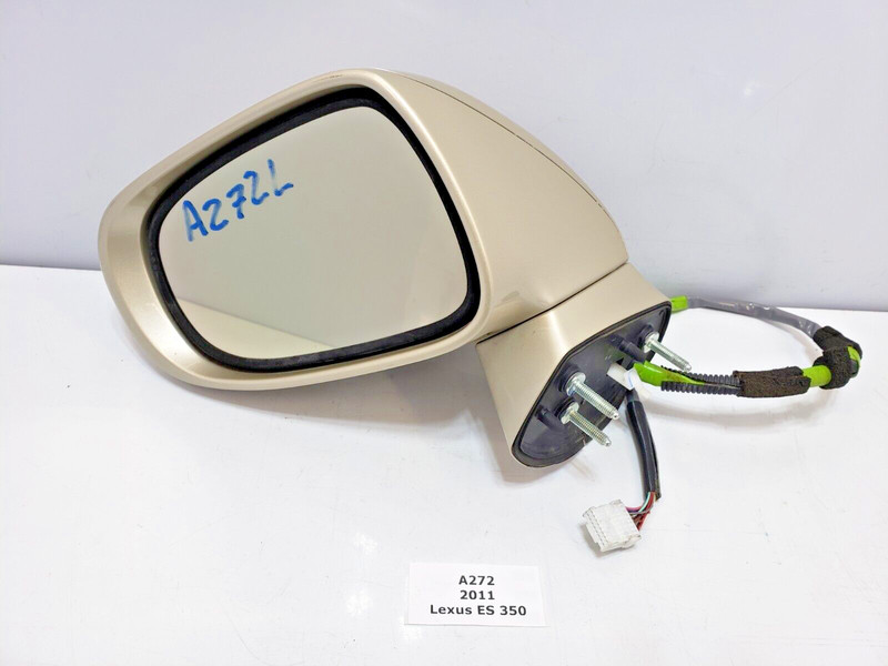 ✅ 10-12 OEM Lexus ES350 XV40 Front Left Driver Side Rear View Mirror Gold *