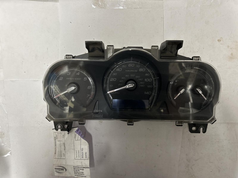 2012 FORD TAURUS Speedometer cluster BG1T10849EF 20k miles OEM 11 12