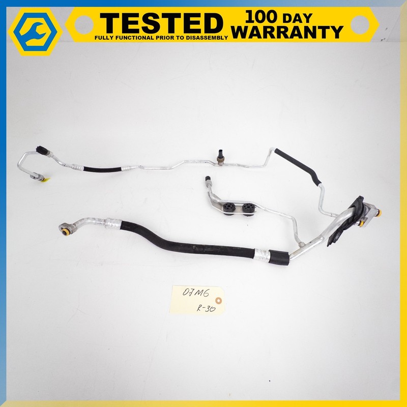 06-10 BMW M6 M5 FRONT AC AIR CONDITIONING HOSE PIPE LINE SET OEM