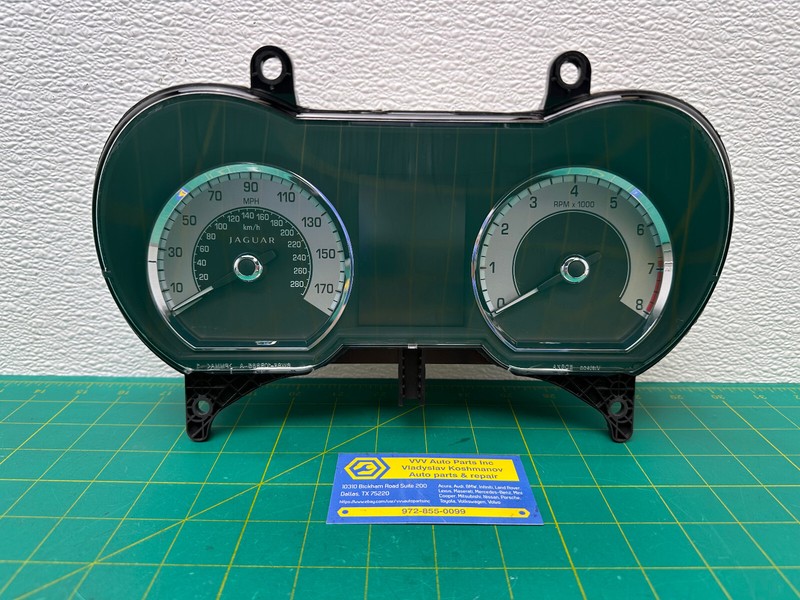 10-12 JAGUAR XF X250 INSTRUMENT CLUSTER SPEEDOMETER OEM