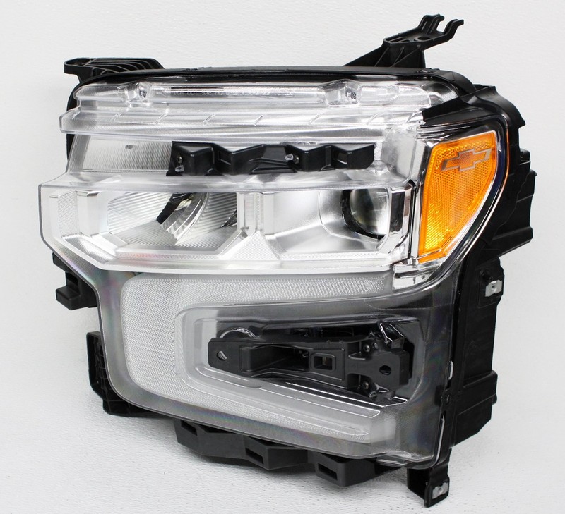 OEM Driver Side LED Headlamp Tab Missing For Chevy Silverado Chrome 85594439