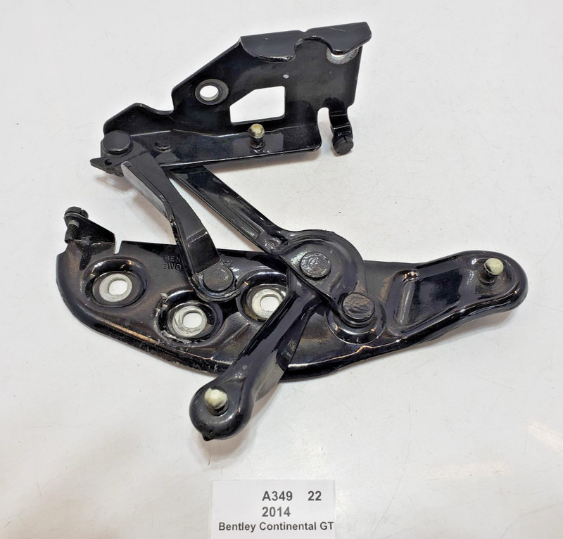✅ 03-18 OEM Bentley Continental GT Front Left Driver Side Hood Hinge Black