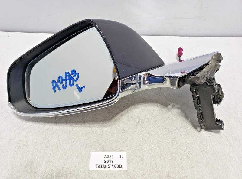 ✅ 12-20 OEM Tesla Model S Left Driver Side Door Exterior Mirror Black PMBL