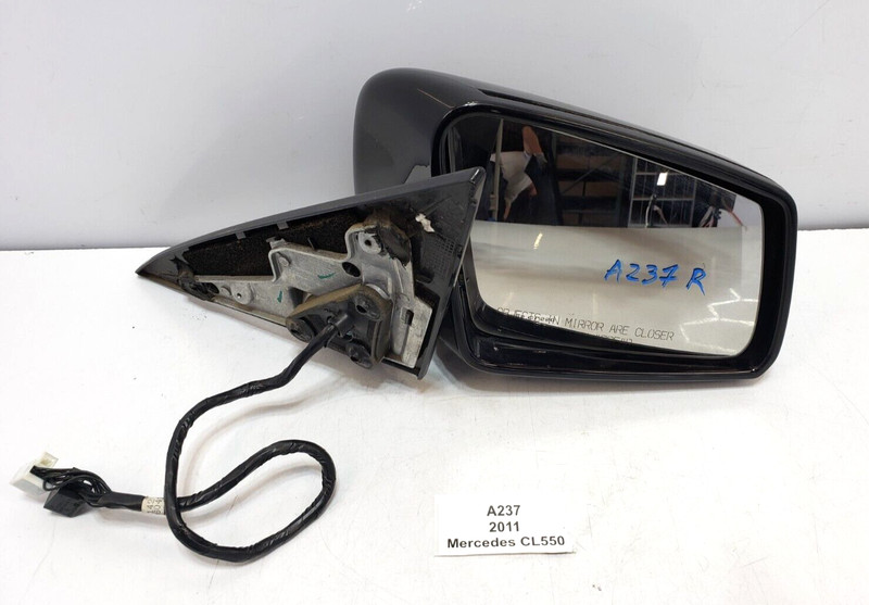 ✅ 10-14 OEM Mercedes W216 CL550 Right Passenger Side Rear View Door Mirror Black