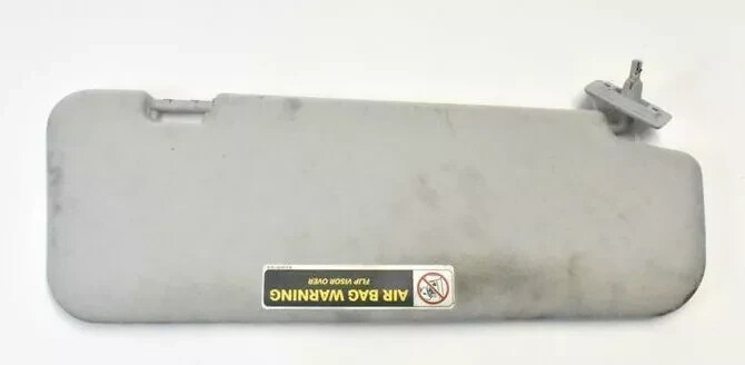 06-11 Mercedes W219 CLS55 AMG Front Left Side Sunvisor Sun Visor Suede Gray OEM