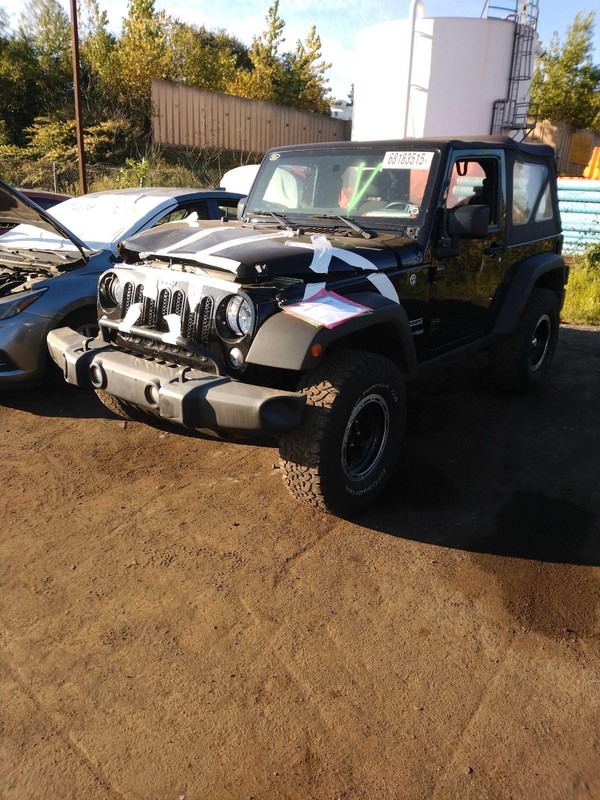 2018 Jeep Wrangler 4WD Drive Axle Assembly OEM 52060147AA Black 63K Miles