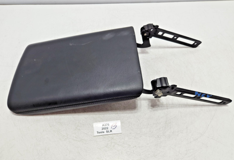 ✅ 2021-2023 OEM Tesla Model S Center Console Armrest Leather Cover Black NOTE*