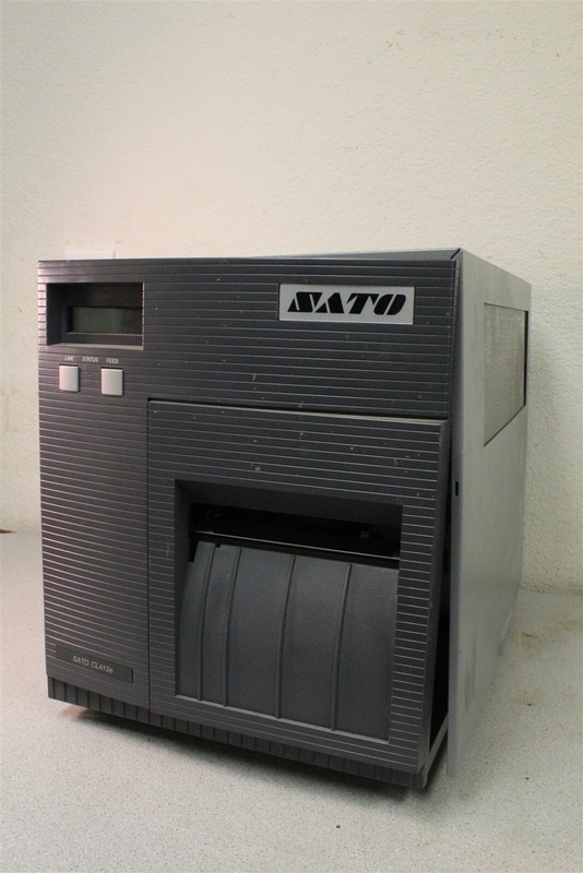 SATO Barcode Printer Model CL412E For Parts or Repair *FREE SHIPPING*
