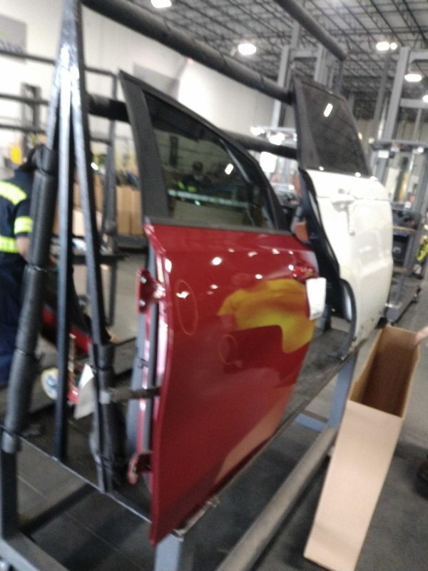Kia Forte 2022 Left Rear Door RED 672653 0900