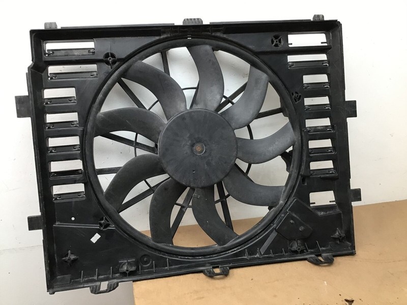 Porsche Cayenne Turbo 4.8L Engine Motor Radiator Cooling Fan Shroud 11-16 :A