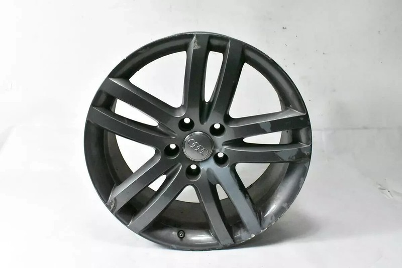 07-13 Audi Q7 20 x 9 5 Double Spoke Alloy Wheel Silver RIM 4L0601025M OEM