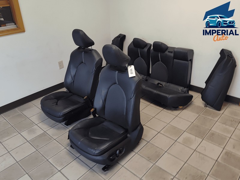 2019 TOYOTA CAMRY XSE FRONT & REAR SEATS LEATHER BLACK COMPLETE SET OEM