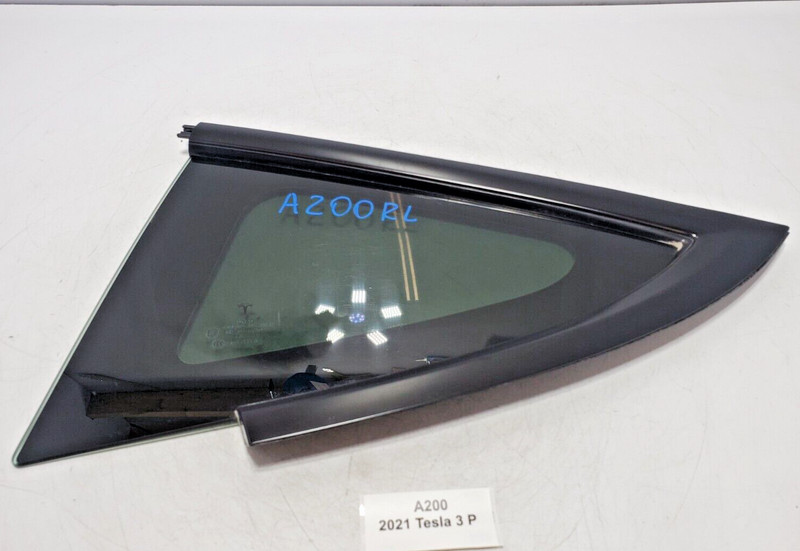 ✅ 2017-2023 OEM Tesla Model 3 Rear Left Driver Side Quarter Window Glass Tint