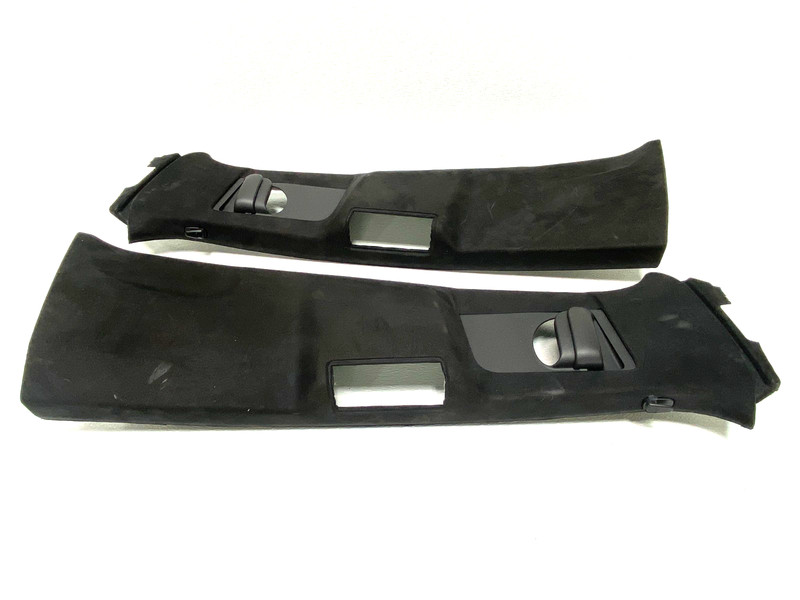 16-23 VOLVO XC90 LEFT AND RIGHT B PILLAR TRIM PANEL BLACK OEM #A0.14