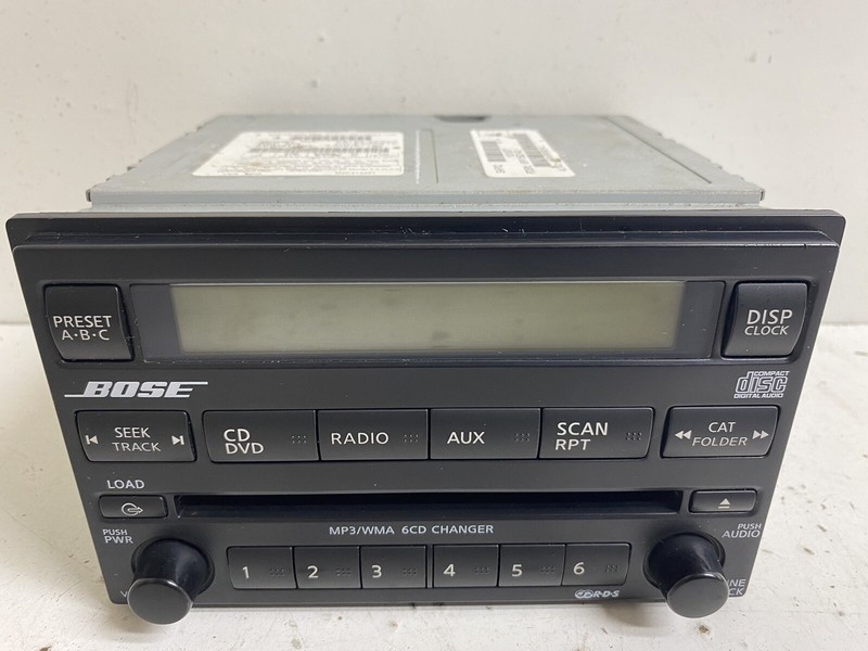 2006-2007 Nissan Pathfinder Bose 6 Disc CD Changer Radio Stereo AMFM 28185 zp85a