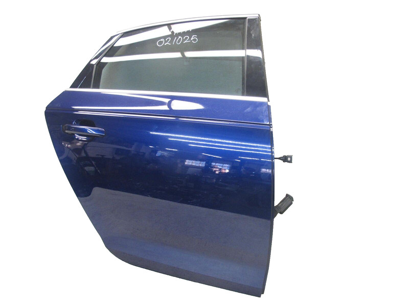 π 17-23 AUDI A4 S4 PASSENGER REAR COMPLETE DOOR (LX5H BLUE) NO SHIPPING