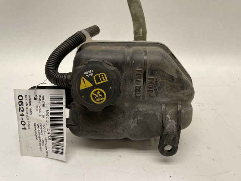 2008-2015 CADILLAC CTS-V COOLANT RECOVERY BOTTLE TANK OEM OLD BODY STYLE