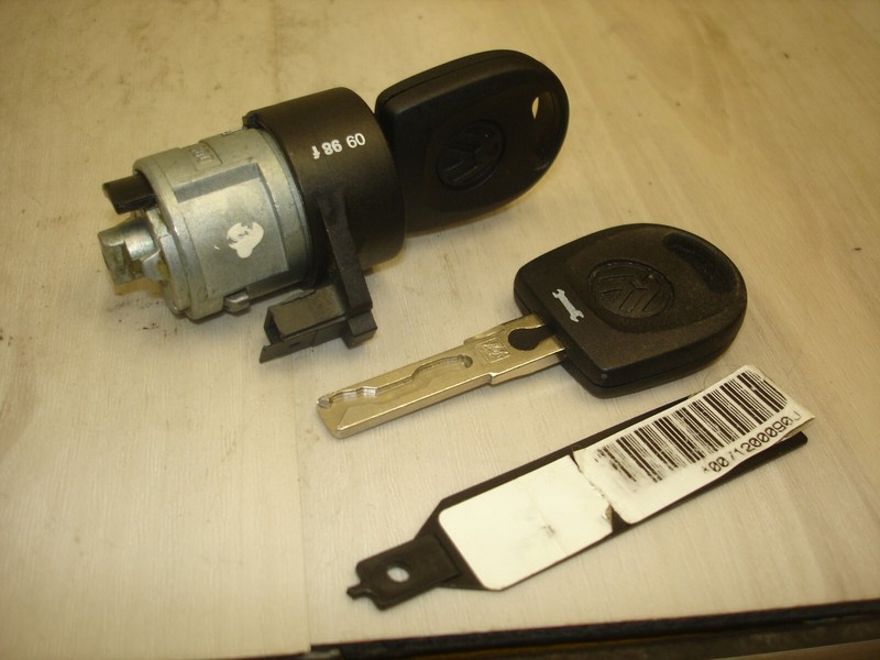 VW audi ignition lock cylinder starter switch 4d0905855d bin 3001