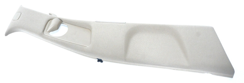 07-13 MERCEDES S550 W221 RIGHT PASS B PILLAR SEAT BELT COVER TRIM TAN W7C700 OEM