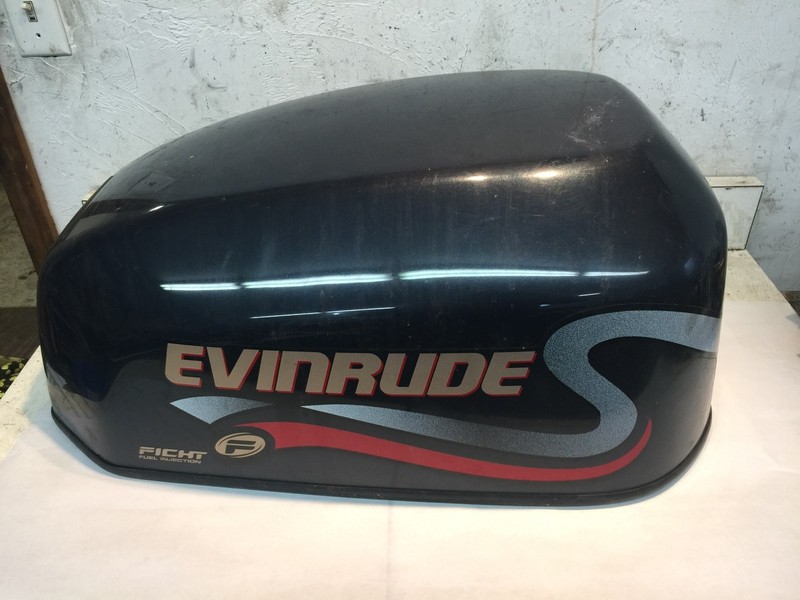 Evinrude 90 115 Outboard FICHT 0285250 0285214 Hood Cowl FRESHWATER!