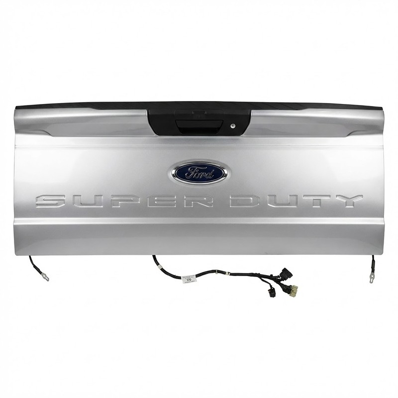 23-26 F250 Tailgate SILVER New Take Off OE Ford SUPER DUTY Truck OEM Tail Gate