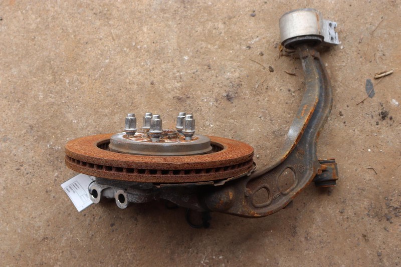 2013-2015 FORD FLEX AWD FRONT LEFT SPINDLE KNUCKLE WHEEL HUB W/ CONTROL ARM OEM