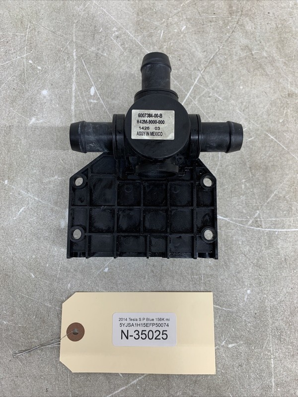 Tesla Model S OEM 3 Way Coolant Valve Actuator 6007384-00-B 35025 B32