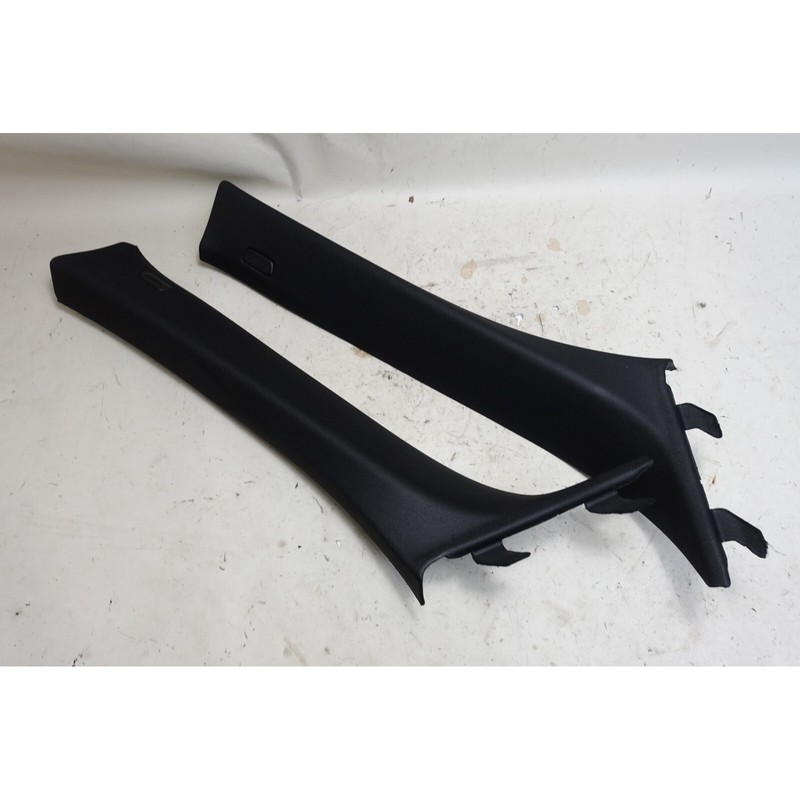 21-23 BMW G30 5-Series F90 LCI Front A-Pillar Column Covers Black Anthracite OEM