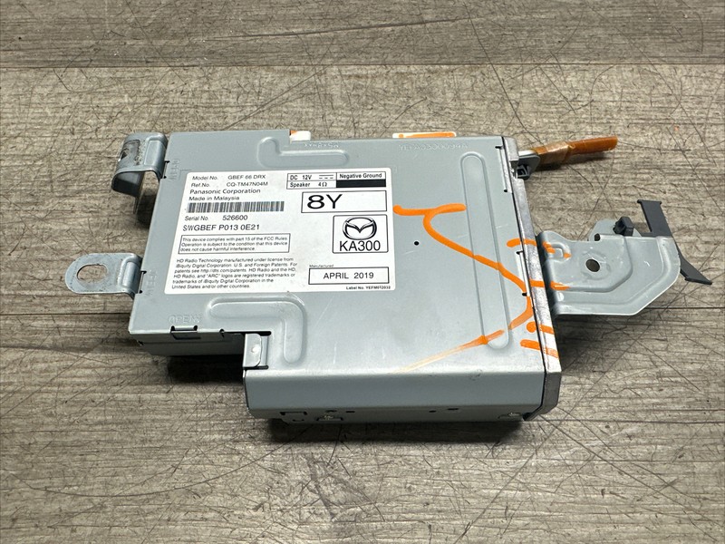 GBEF66DRX I 2018 - 2021 MAZDA 6 OEM RADIO AUDIO SATELLITE TUNER